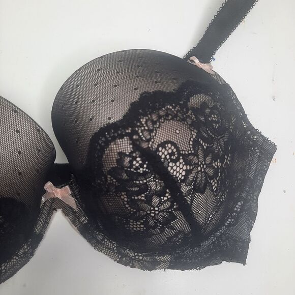 FigLeaves Juliette Lace Plunge Bra Size 34FF - Picture 5 of 7